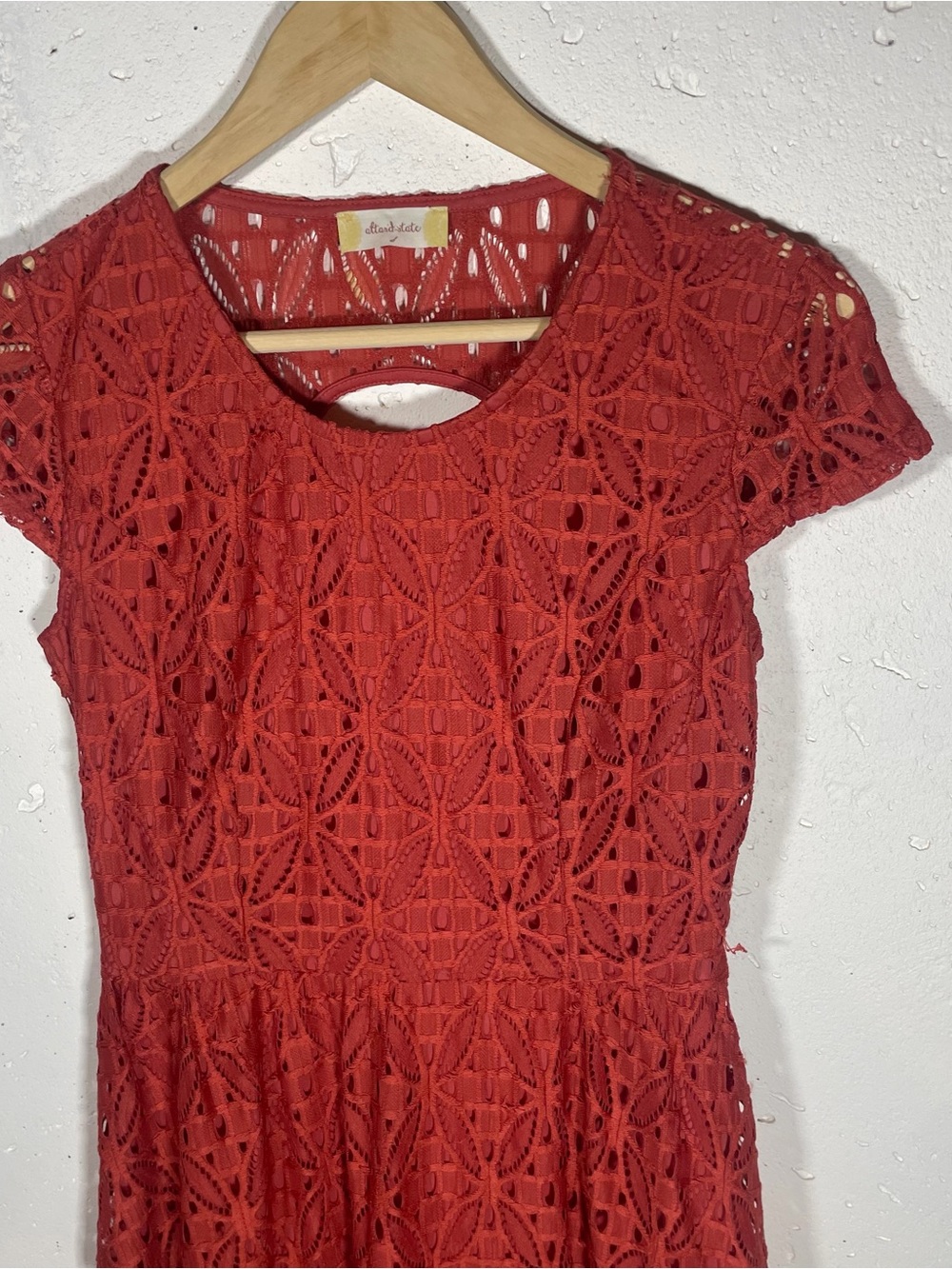 Altar'd State Rust Lace Dress